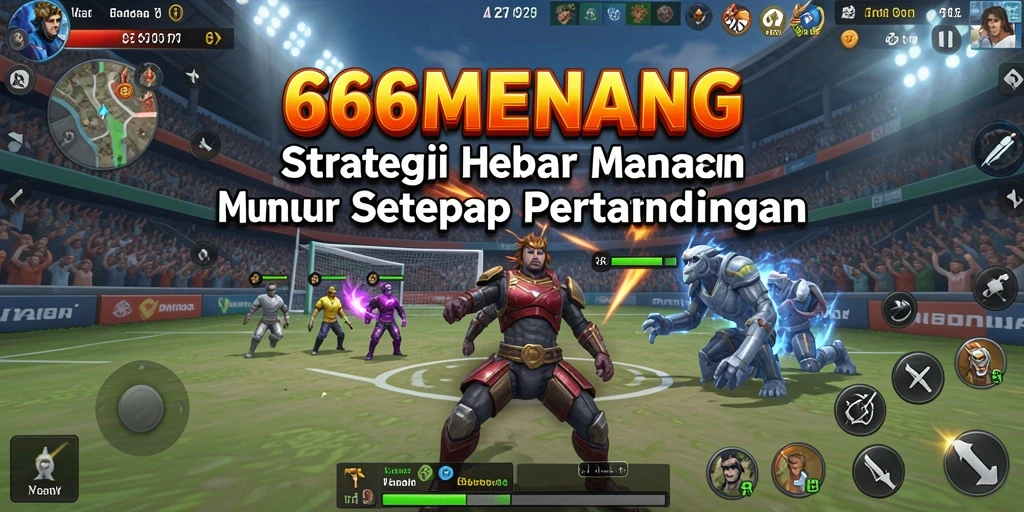Tampilan gameplay seru dari 66MENANG saat bertarung melawan musuh.