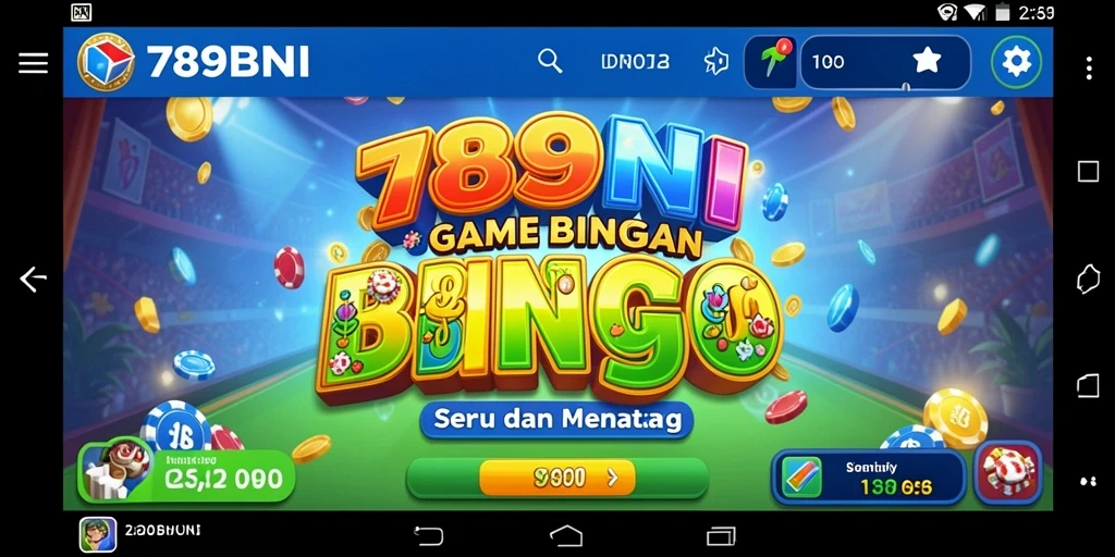 Screenshot gameplay yang menarik dari permainan Bingo.