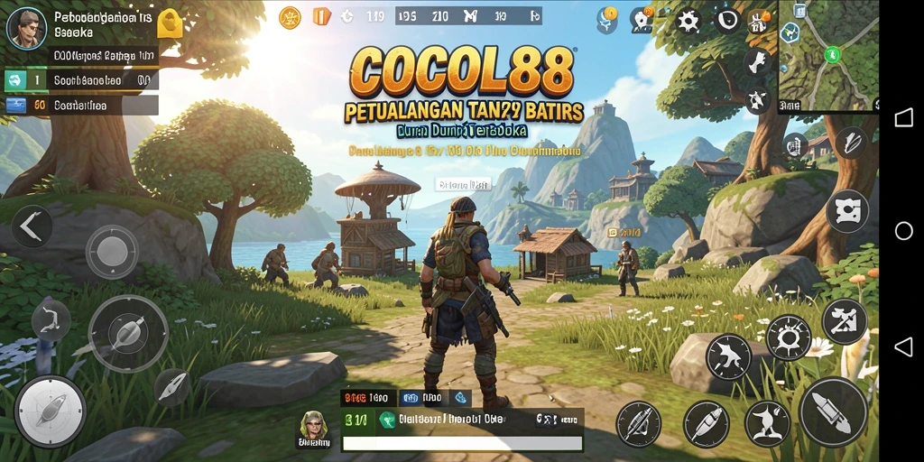 Tampilan gameplay COCOL88 yang penuh aksi dan petualangan di dunia terbuka.
