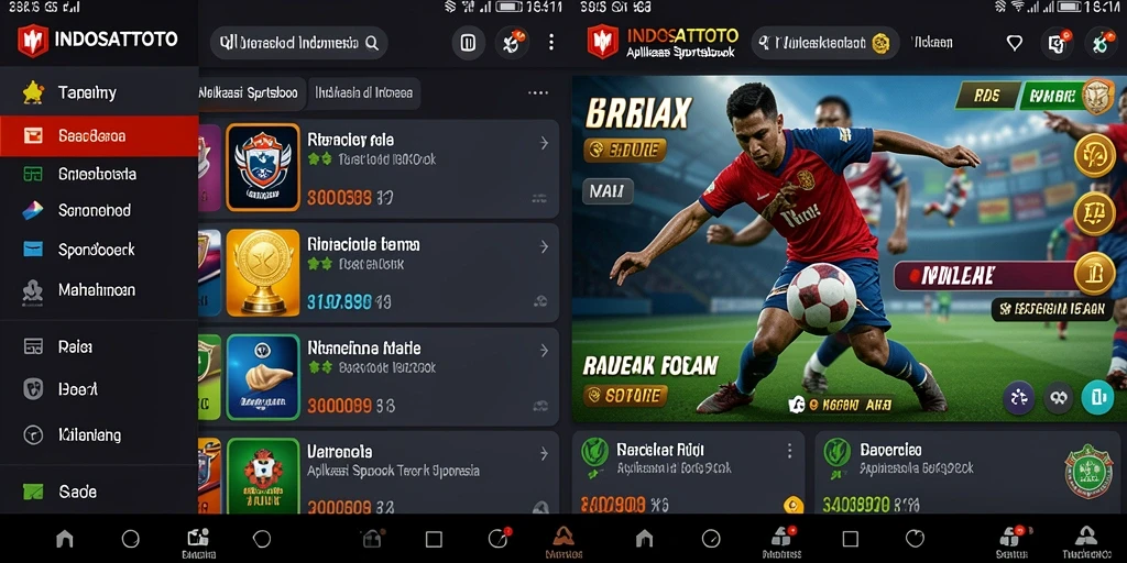 Tampilan utama screenshot INDOSATTOTO saat taruhan olahraga.