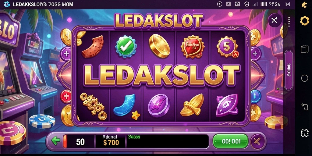 Tangkapan layar menunjukkan gameplay seru dari LEDAKSLOT.