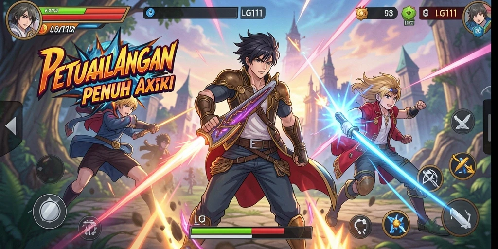 Gameplay LG111 yang memukau dan dinamis dengan karakter Anime yang ikonik.