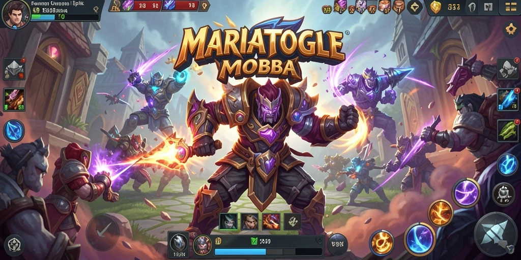 Tampilan menarik gameplay MOBA MARIATOGEL
