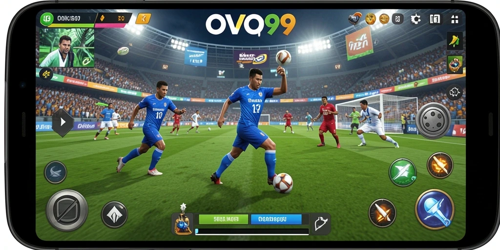 Tampilan gameplay menarik dari OVO99 saat bermain olahraga.