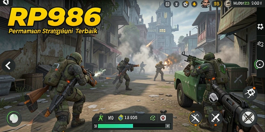 Tampilan gameplay RP886 yang menegangkan dan penuh strategi.